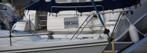 yacht for sale in marina